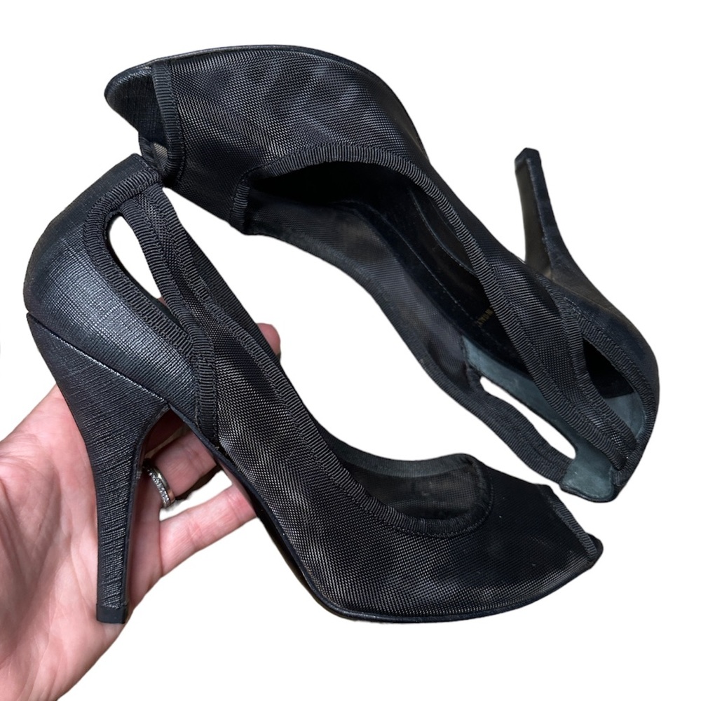 Black fendi heels